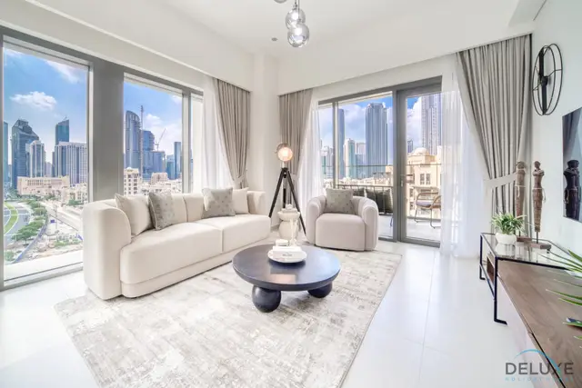 Stylish 2-Bedroom with Burj Khalifa View at Burj Royale — Downtown Dubai