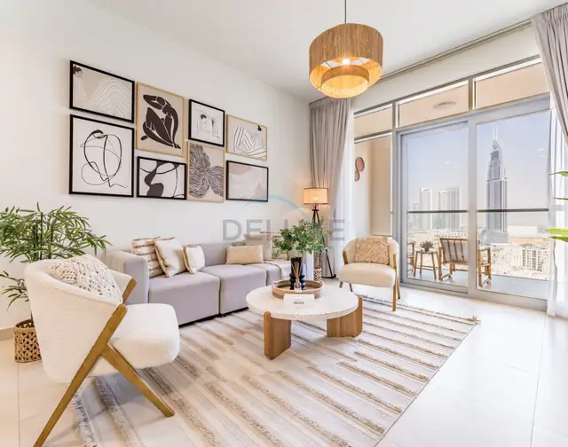 Iconic Burj Khalifa View 2-Bedroom with Assistant Room — Downtown Dubai