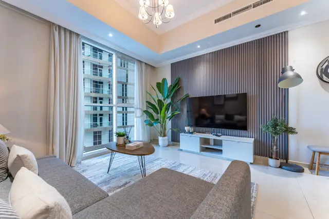 Sophisticated 1-Bedroom, Walk to Dubai Mall & Fountain - Dunya Tower — Downtown Dubai