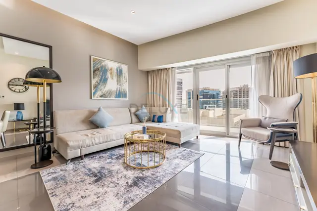 Serene Canal Views from a Spacious Balcony, Just Steps from the Bus Stop — Business Bay